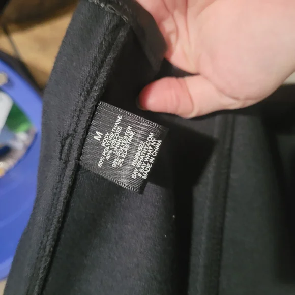 Say What? Brown And Black Bustier Crop Top Faux Leather - Picture 4 of 6